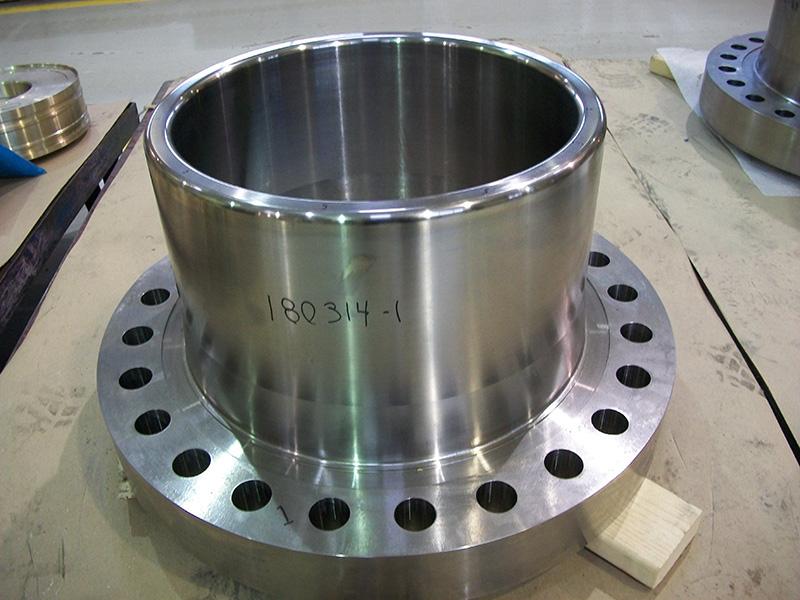 A Nickel-based shaft sleeve for Naval based applications. 