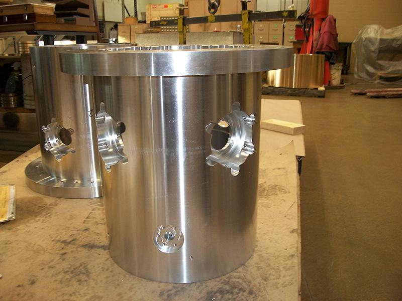 6061 aluminum based housing for a precision video system for inspecting computer chips in the semiconductor industry.