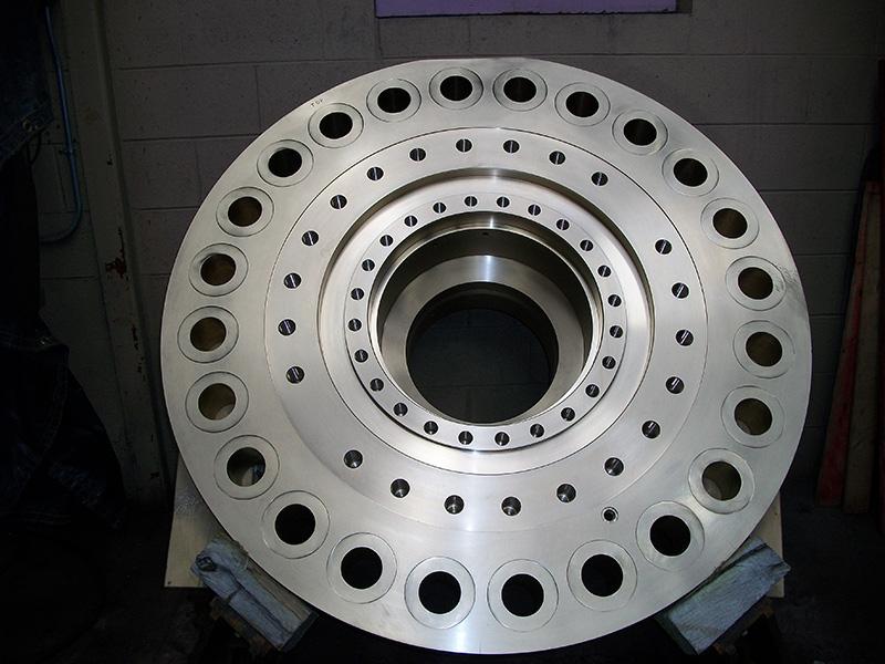 Large component for underwater Naval application.